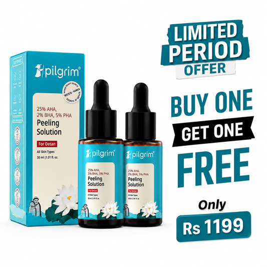 (Buy 1 Get 1 Free) Pilgrim 25% AHA + 2% BHA + 5% PHA Peeling Solution