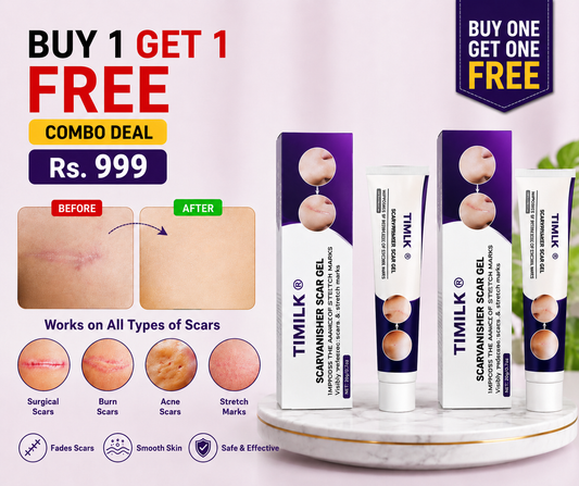 TIMILK Scar Vanisher Gel – Advanced Silicone Formula for Scars, Stretch Marks & Smooth Skin (Before & After Results)
