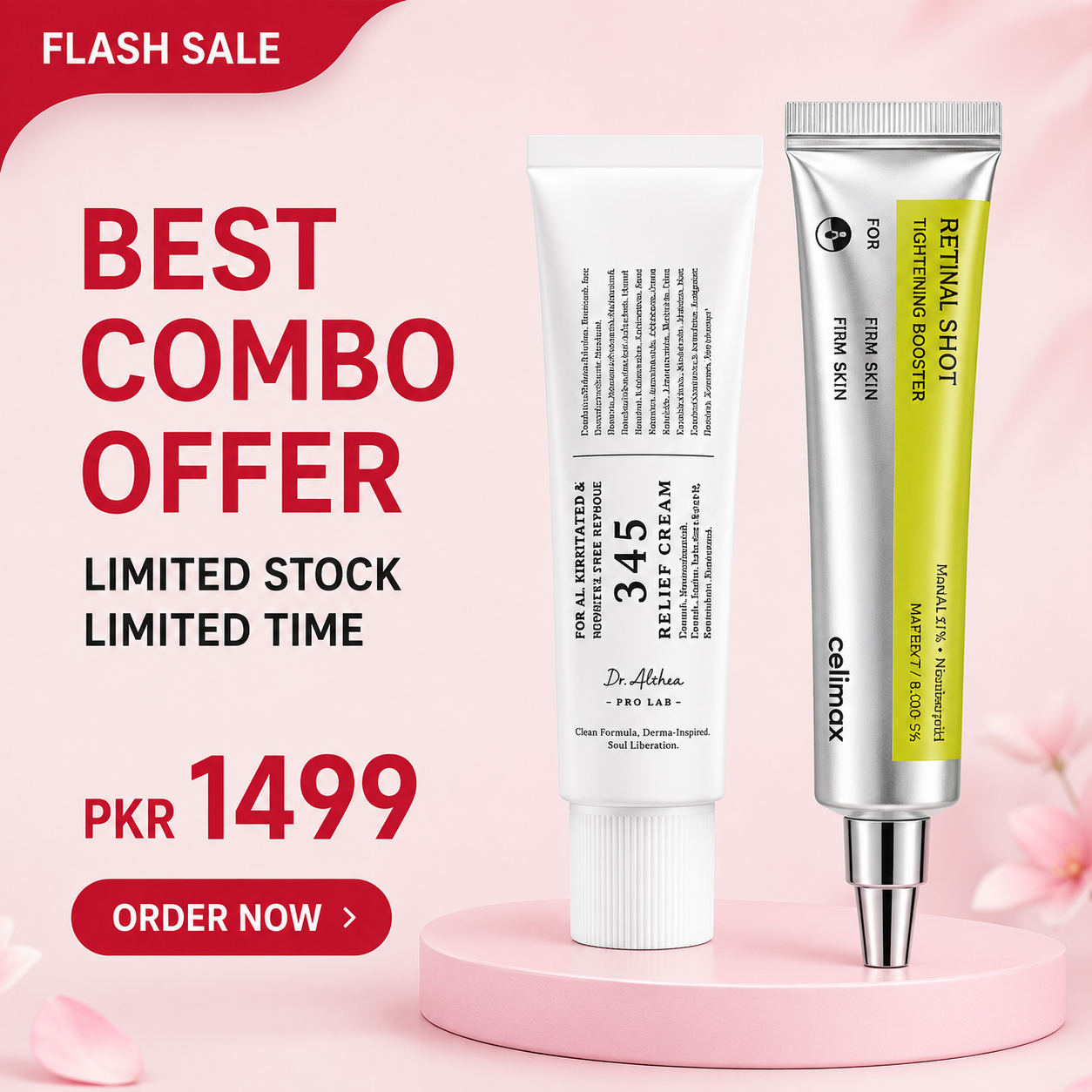 Dr Althea 345 Cream + Celimax Retinal Shot Tightening Only 1499