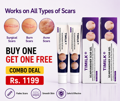 TIMILK Scar Vanisher Gel – Advanced Silicone Formula for Scars, Stretch Marks & Smooth Skin (Before & After Results)