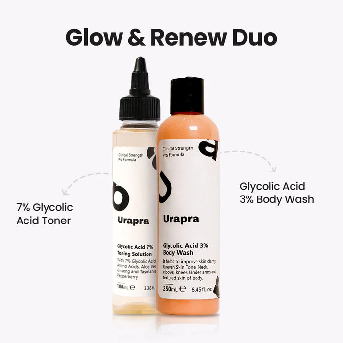 Combo | Urapra Glycolic Acid + Urapra Body Wash