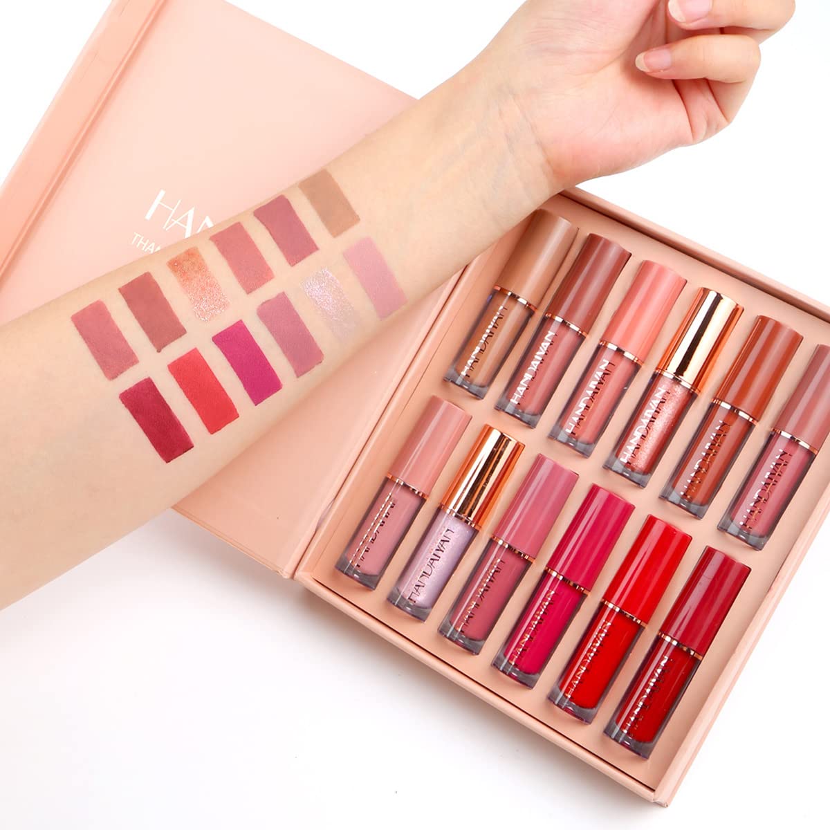 Handaiyan 12 PC Matte Lip Gloss Set