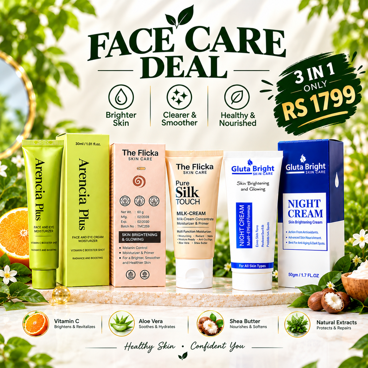 Complete Face Care Deal || 3 in 1 Face care OFFER only 1799